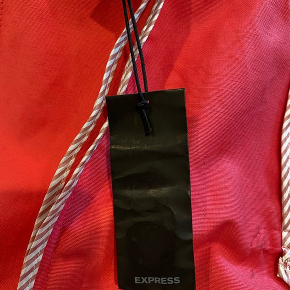 Express Designer Studio Coral Mid-Long Coat Small - Picture 4 of 8